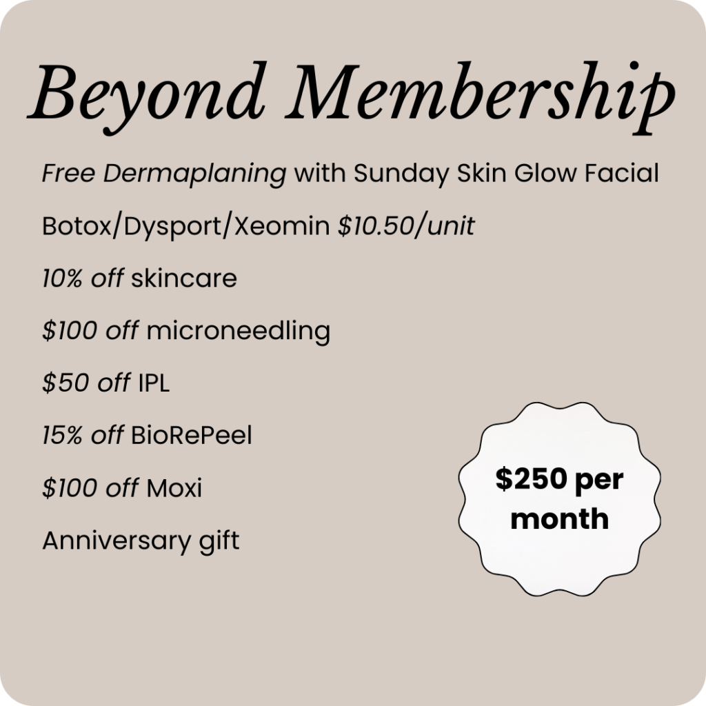 Sunday Skin Aesthetics membership